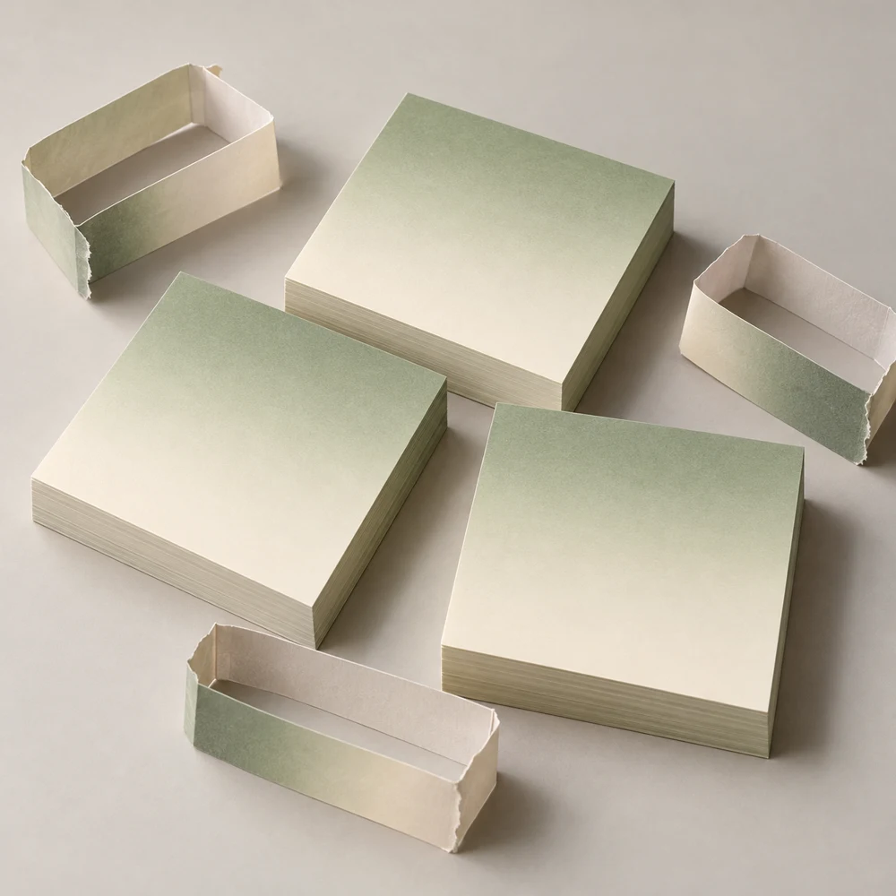 Meadow Desk Trio, 3 square pads, blank paper