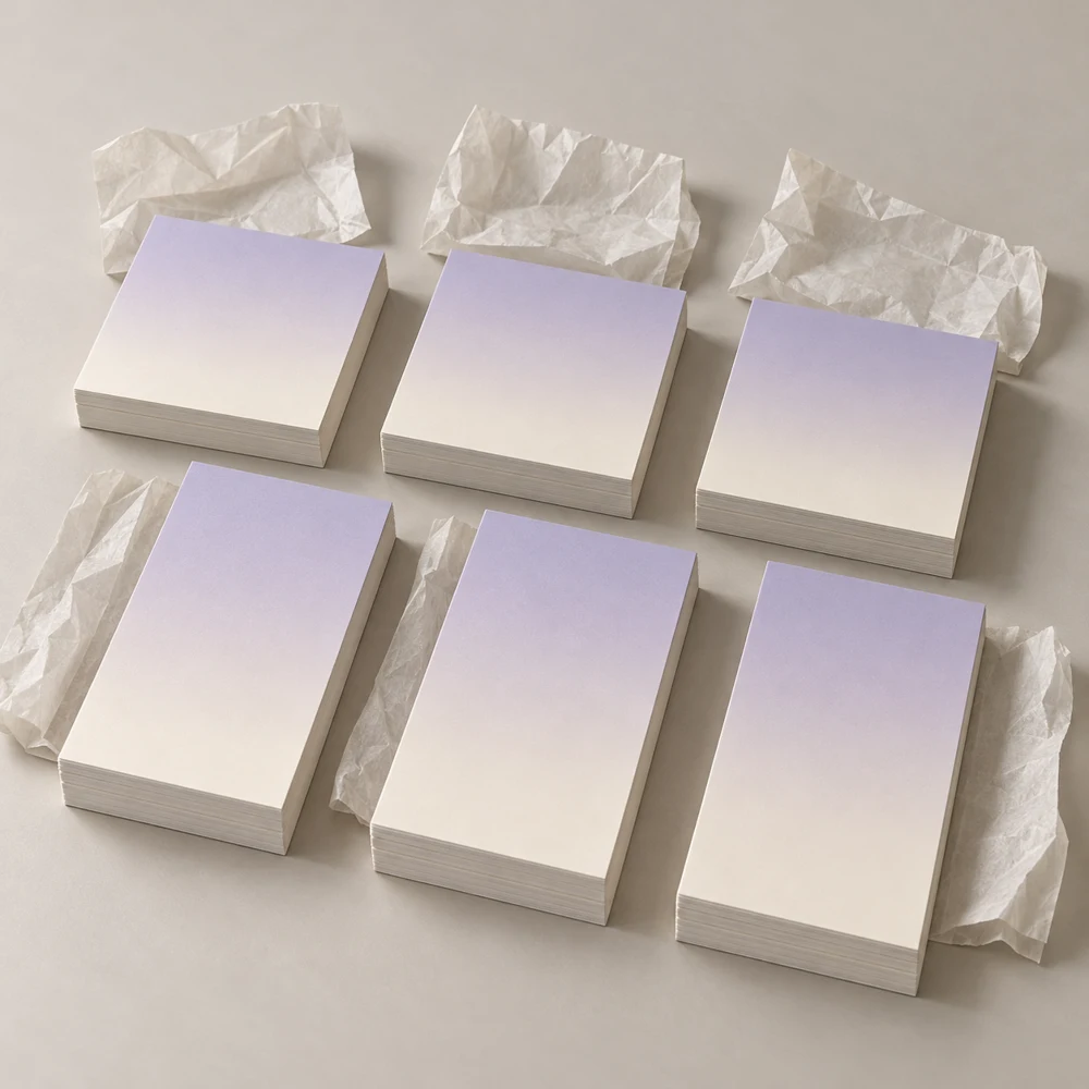 Lilac Workflow Set, 3 square pads + 3 rectangular pads, blank paper